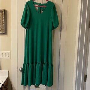 Gibson Latimer  Green Midi Dress